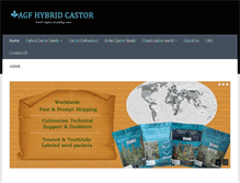 Tablet Screenshot of hybridcastorseeds.com